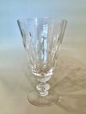 Vintage 1950's Duncan & Miller set of 6 Hand Blown Crystal Ice Tea Glasses 6.5"